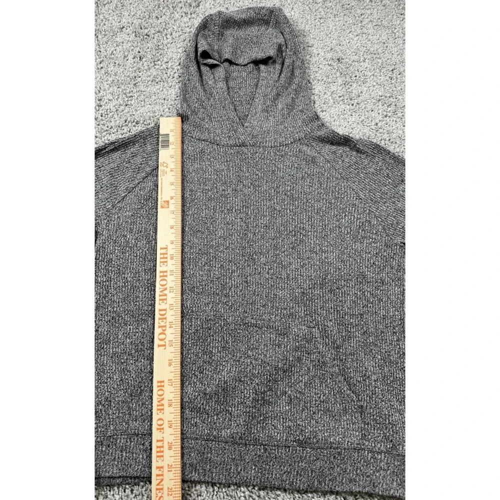 Athleta Girl‎ Hoodie Pullover Heathered Gray Performance Athletic XL 14